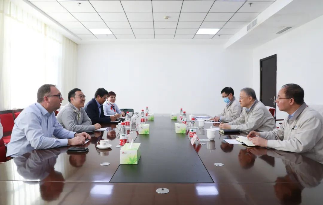 韓珍堂會見克魯斯德國公司客人一行
