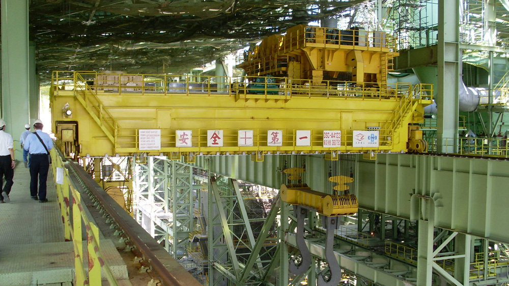 台湾中钢360吨铸造起重机